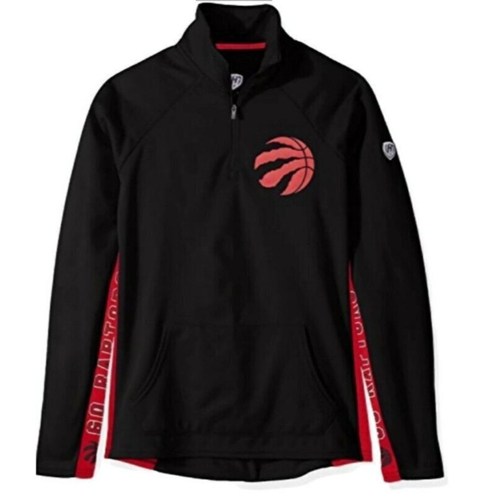 NBA Toronto Raptors Hands High Womens Size S MVP Quarter Zip Pullover